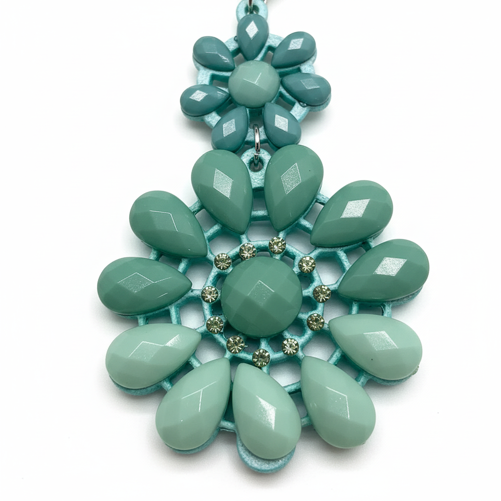 Pendientes Acqua con diseño de mandala - Detalle