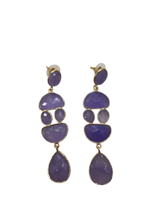 Pendientes Mosaico Amatista