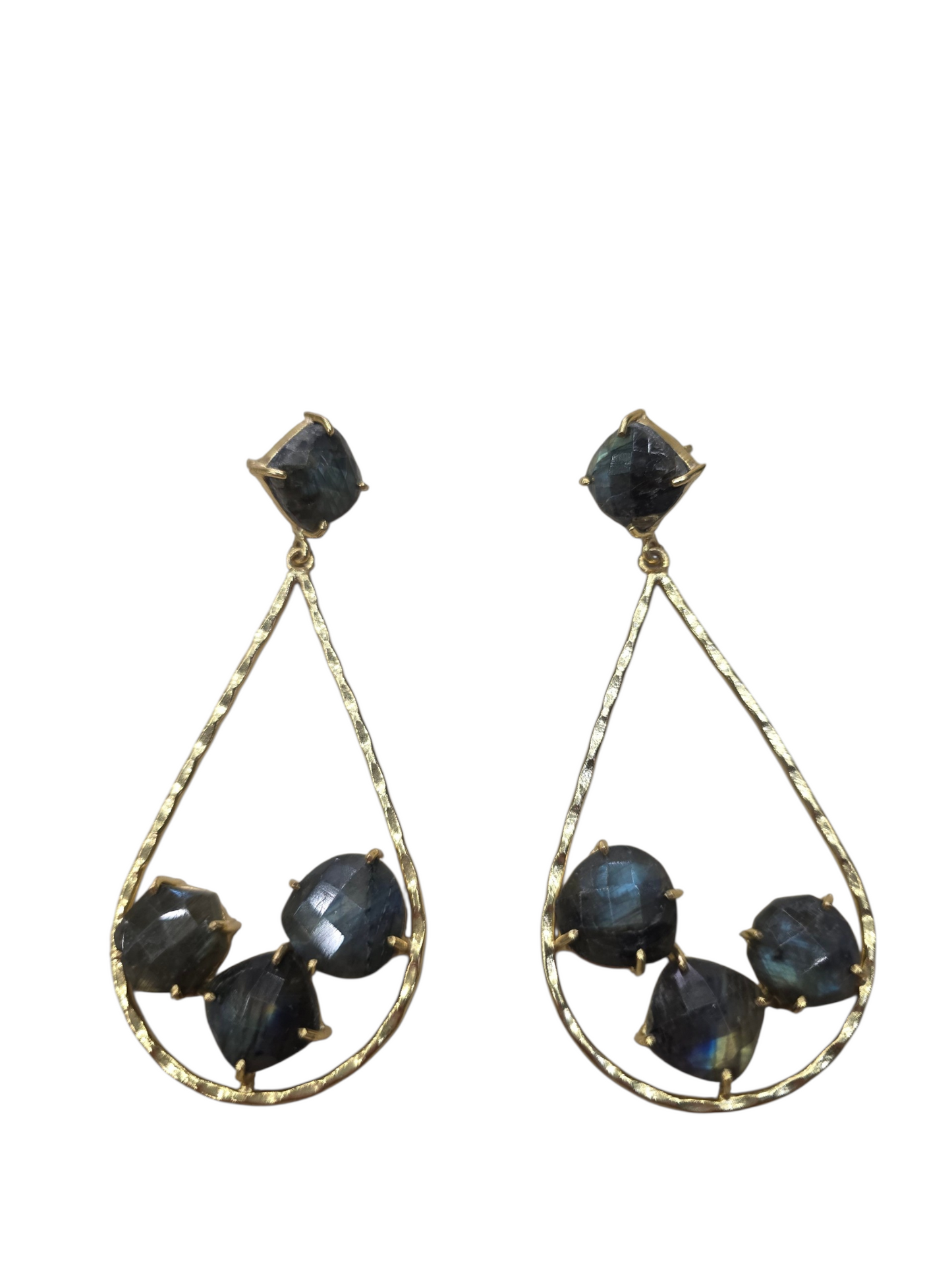 Pendientes Gota Labradorita