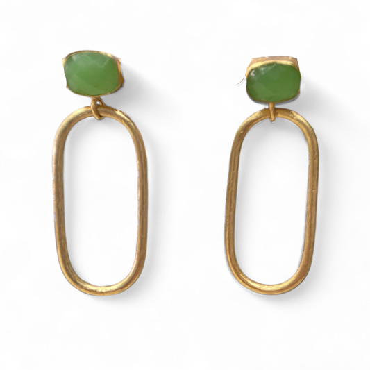 Pendientes Aro Jade