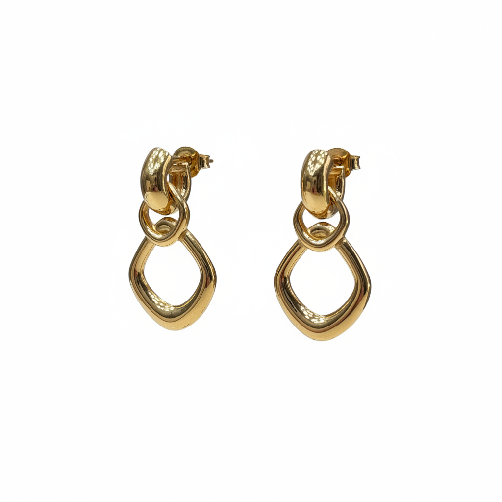 Pendientes Anello Quadro - ángulo 45º