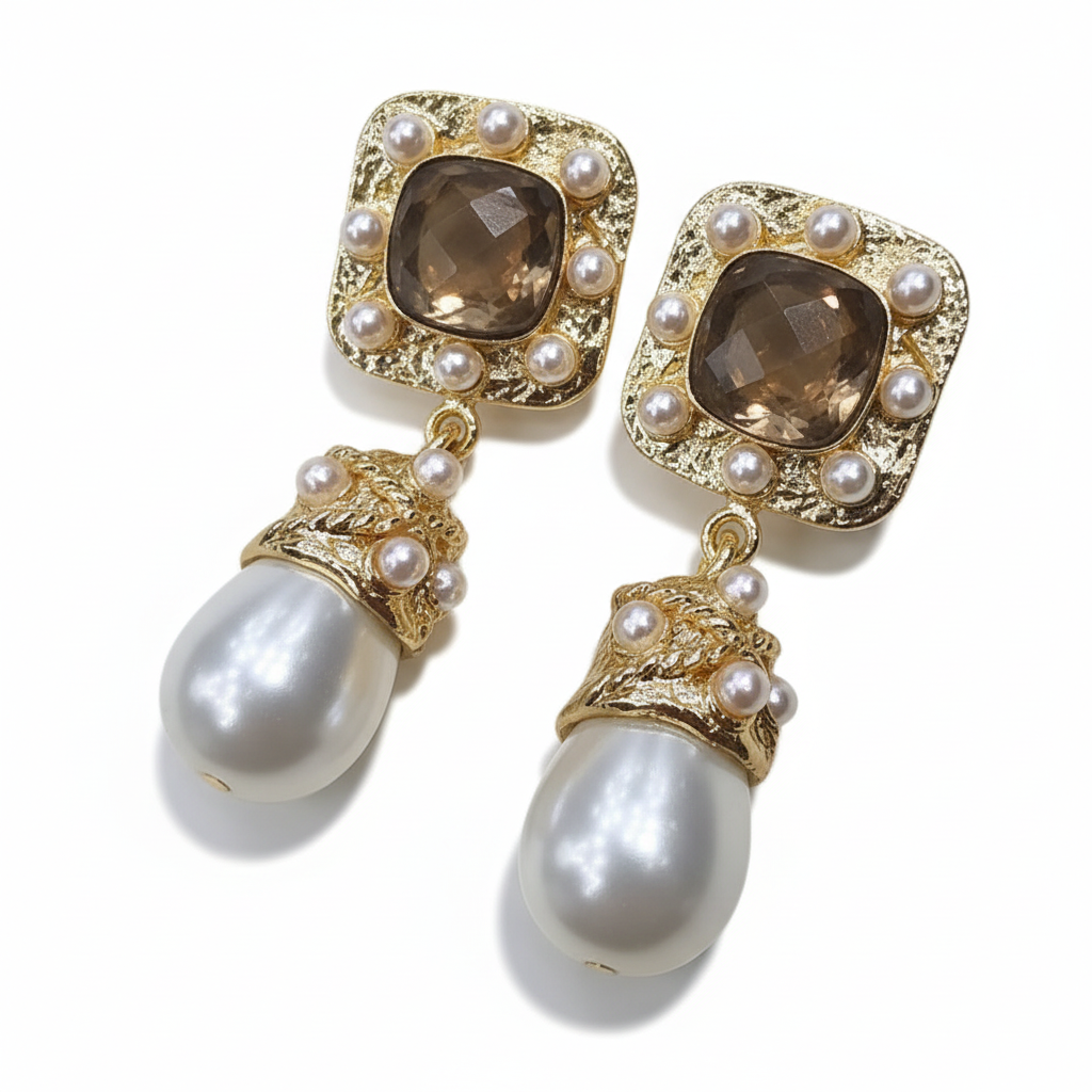 Pendientes Camila Perla