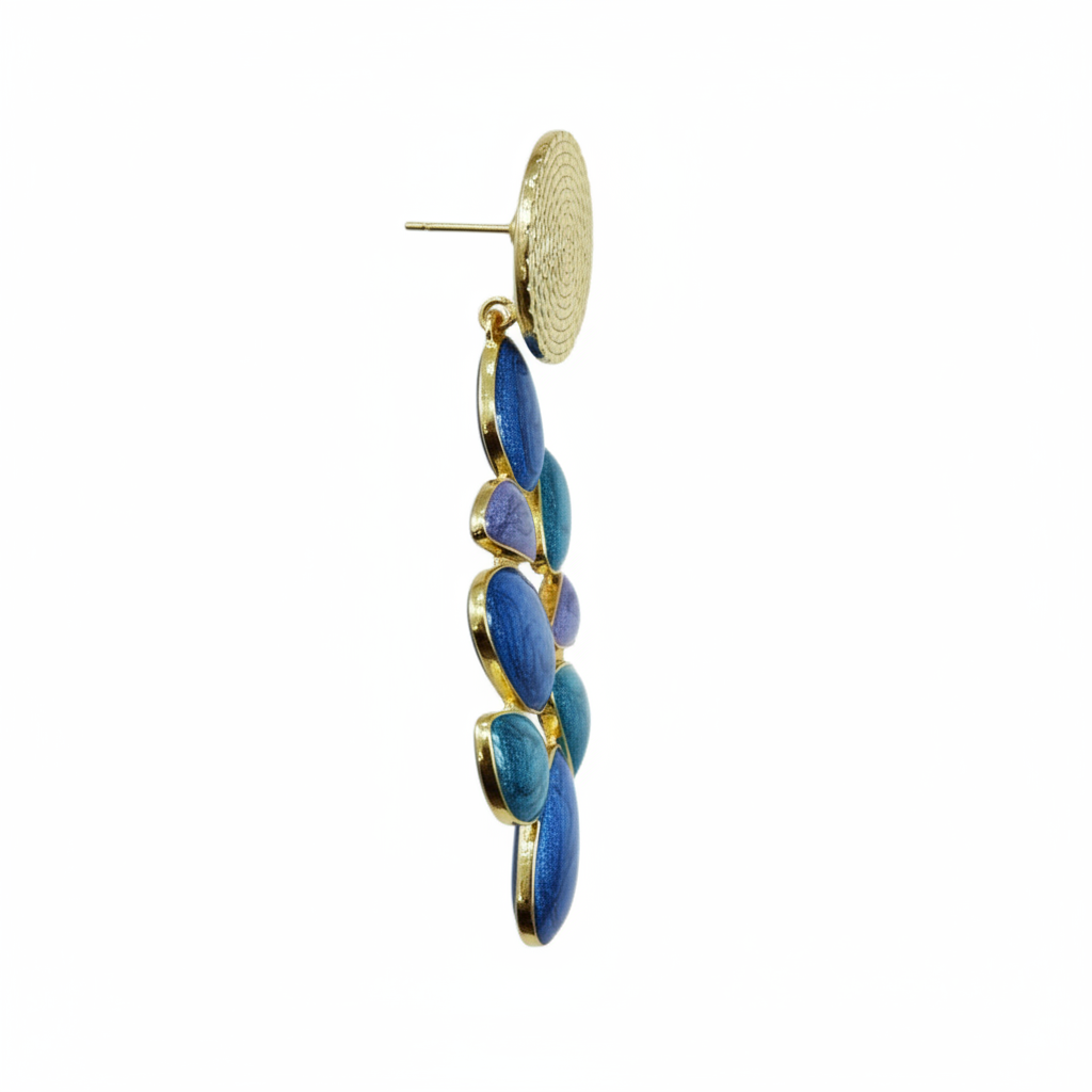 Pendientes Océano Espiral