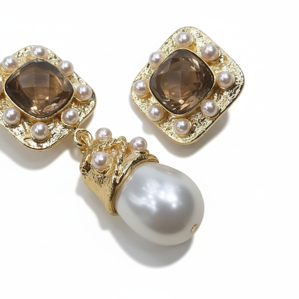 Pendientes Camila Perla