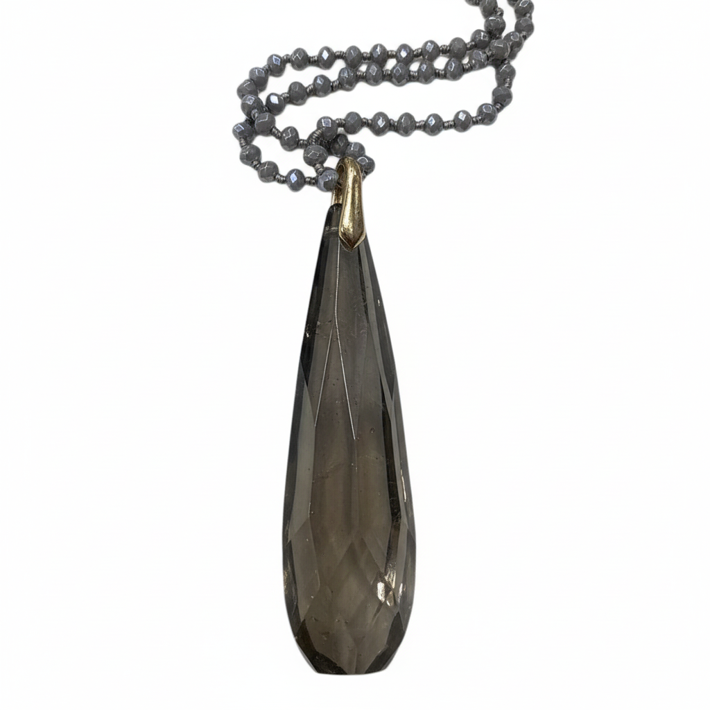 Collar Gris Lágrima