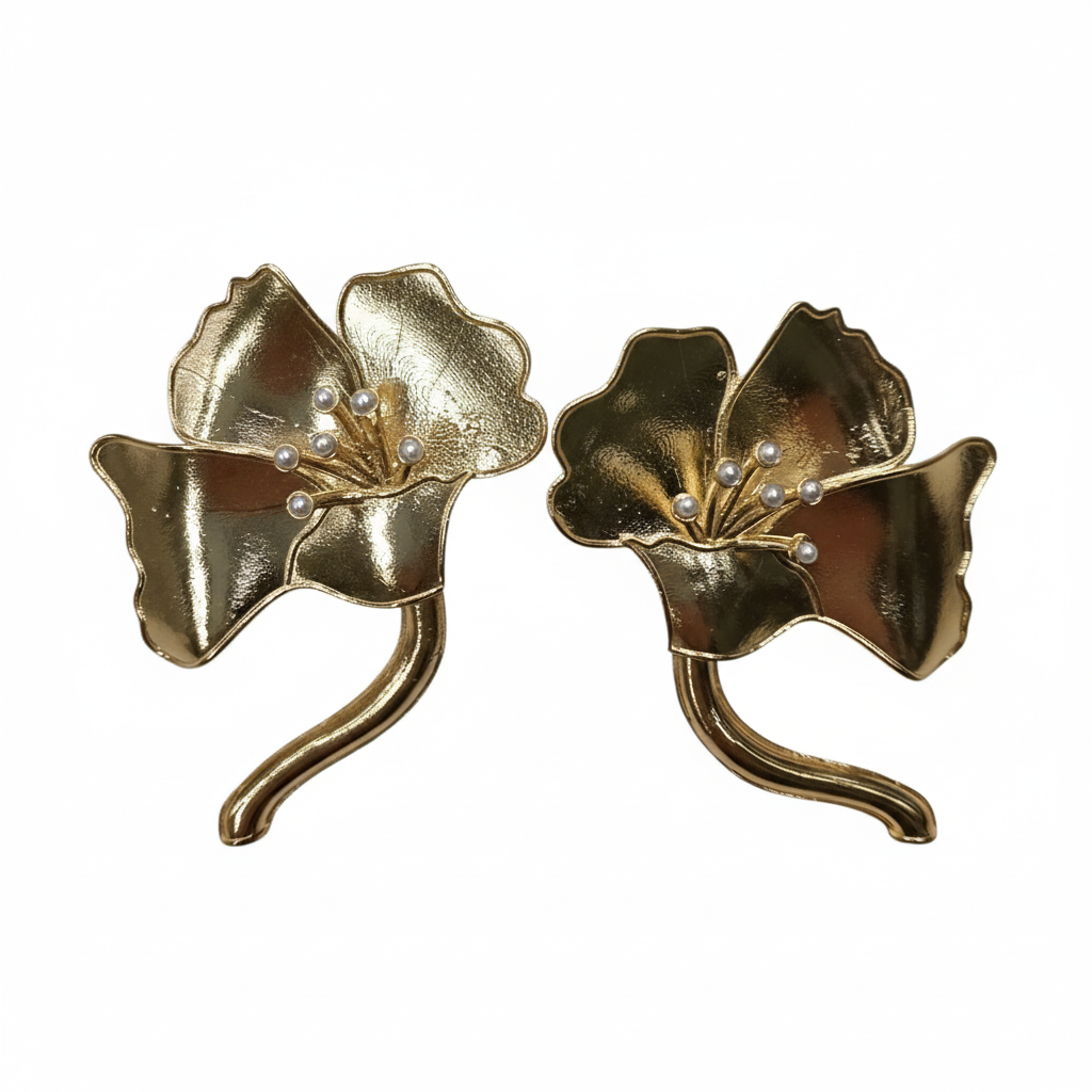 Pendientes Ivy hoja de hiedra - Vista frontal