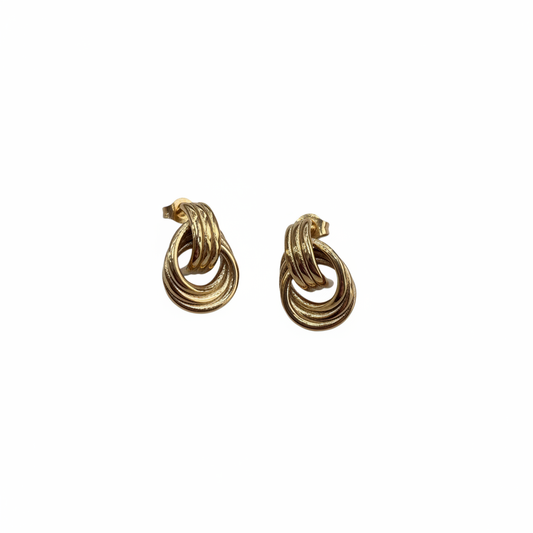 Pendientes Intreccio Dorato - ángulo 45º