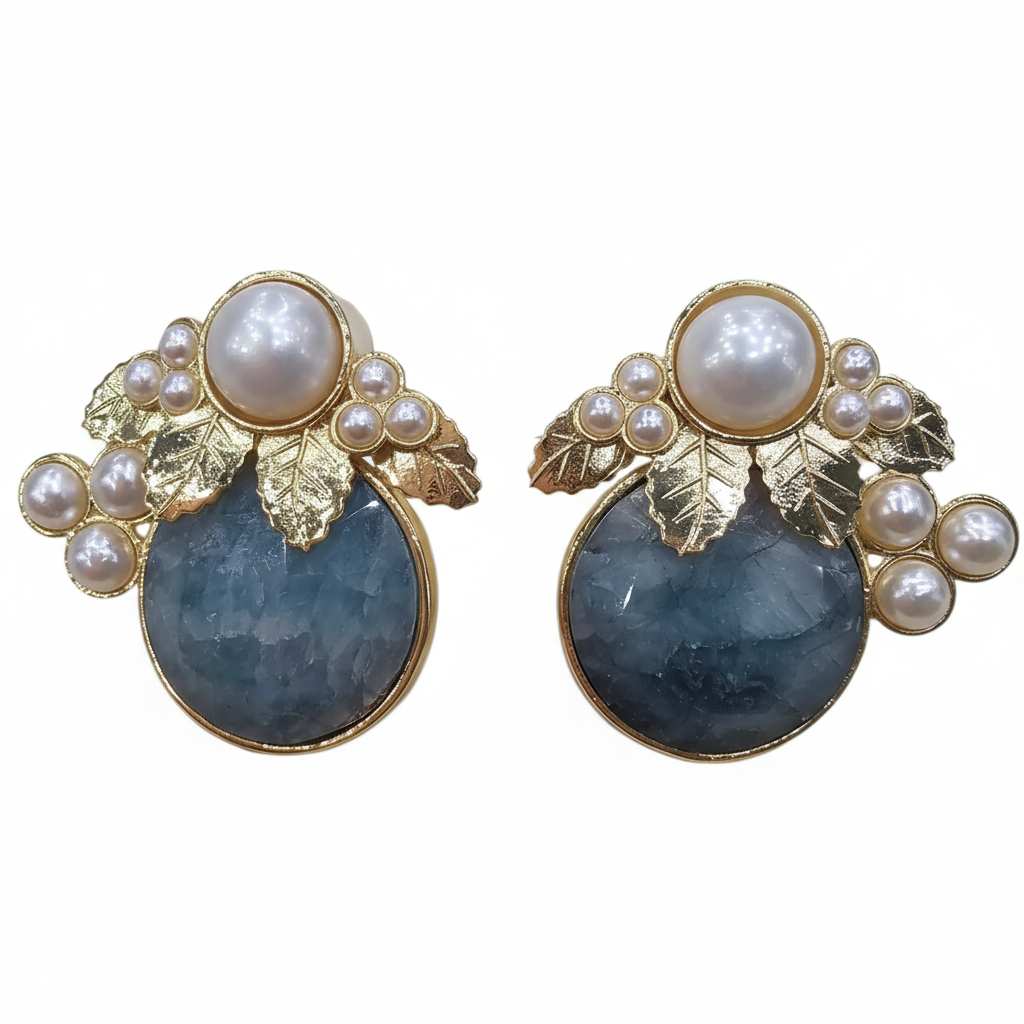 Pendientes Parra amazonita