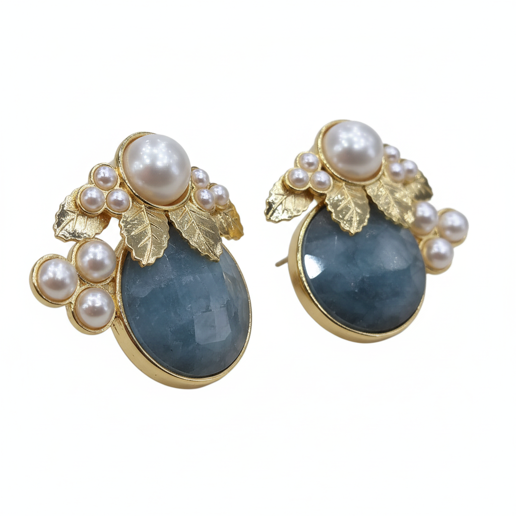 Pendientes Parra amazonita