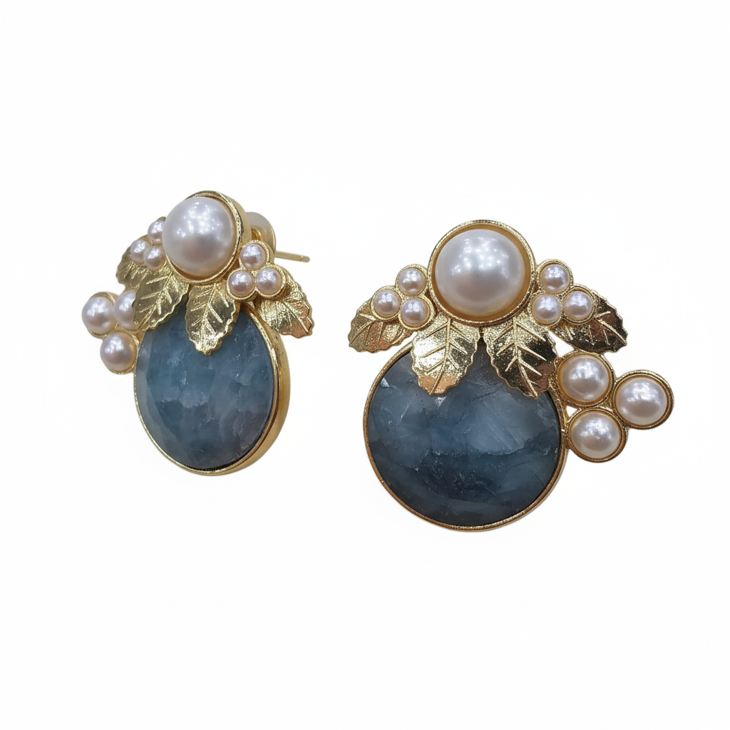 Pendientes Parra amazonita