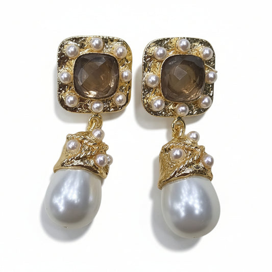 Pendientes Camila Perla